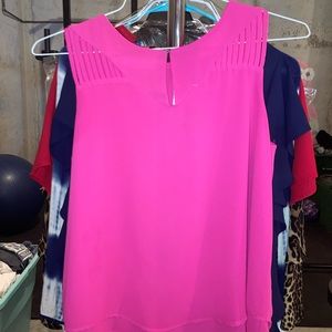 Pink Sleeveless Top